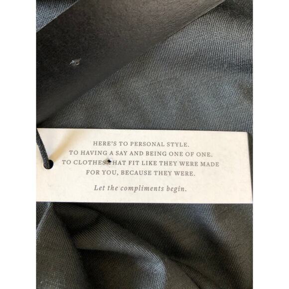 NWT J. Hilburn 100% Merino Wool Black Quarter Zip Pullover Sweater XL Top Casual - Picture 12 of 13